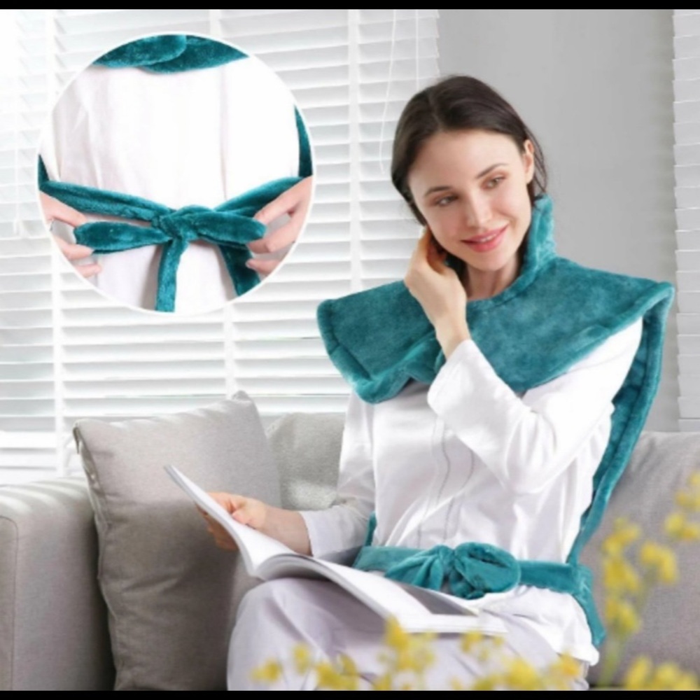🔥🔥Electric Heating Pad for Back & Shoulder Relief w/Four Adjustable Settings - Picture 2 of 8